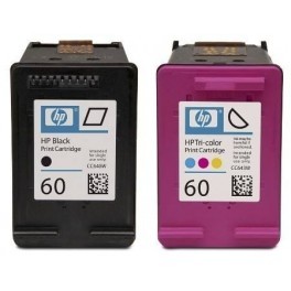 Cartridge HP 60 Black and Color komplit Dus